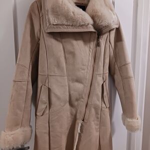 Cozy Tan Teddy Jacket for Women